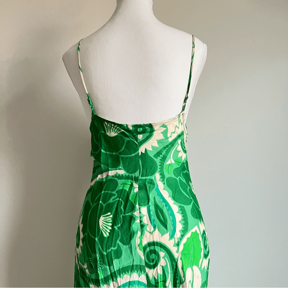 Anthropologie Farm Rio Tropical Groove Circle Cut Out Midi Dress Small