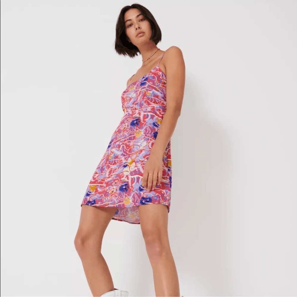 Aritzia Sunday Best Jackson Mini Slip Dress Size Large