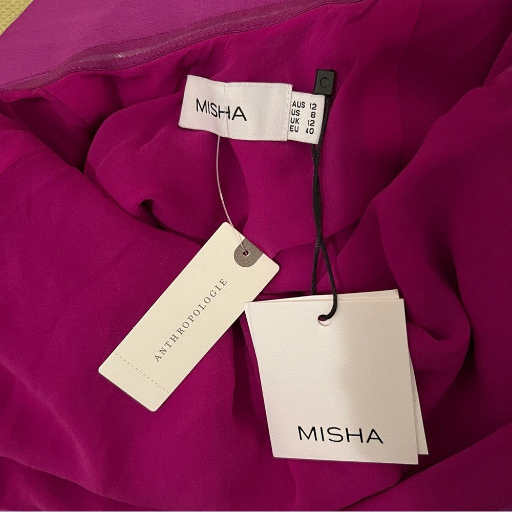 Anthropologie MISHA Halter Mini Dress NEW Size 8