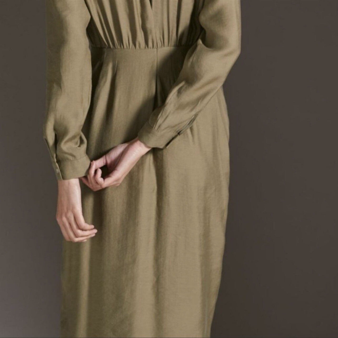 Anthropologie Graziella Twist-Waist Shirt Dress NEW  Size 4