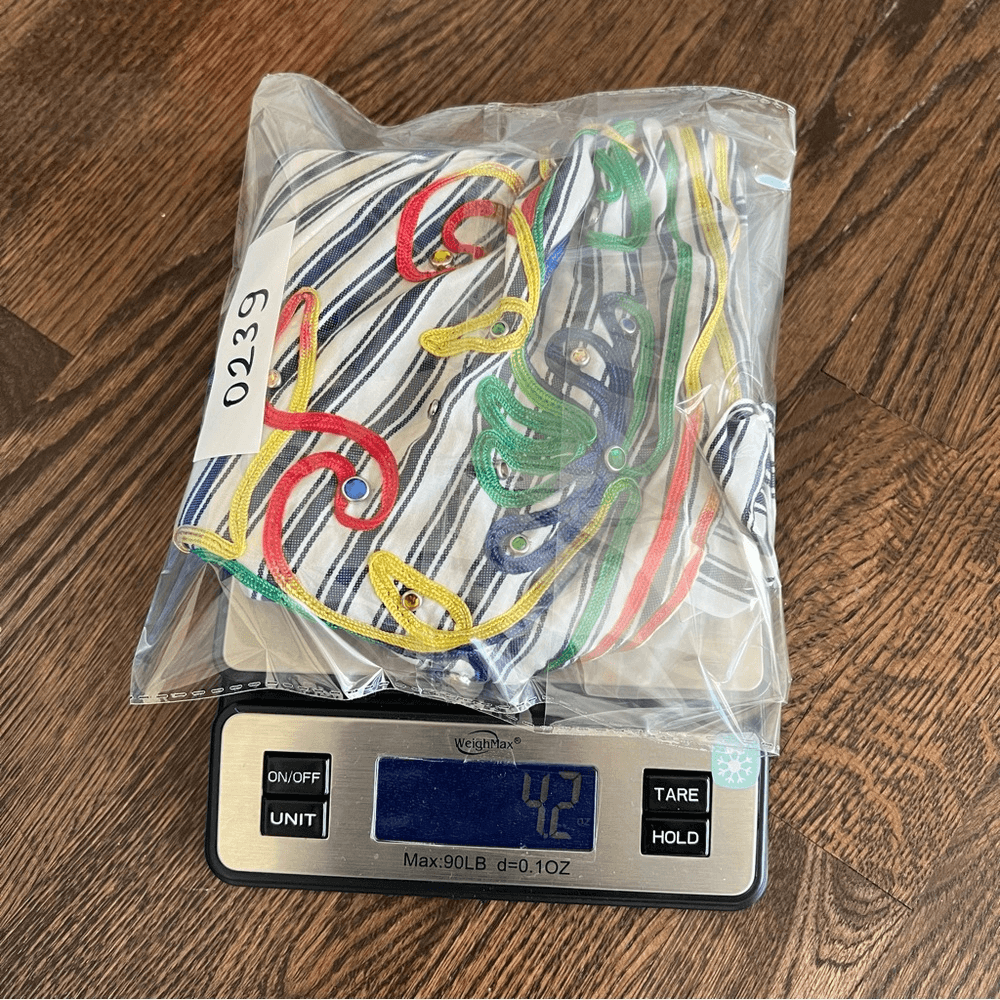 Anthropologie Tiny Avril Embroidered Striped Knit Halter Top Size Medium