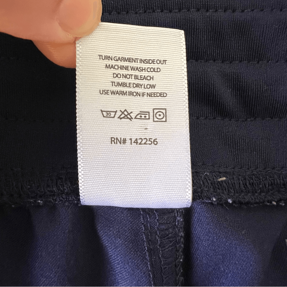 FIGS Livingston Basic Scrub Pants in Navy Blue Size XS Tall