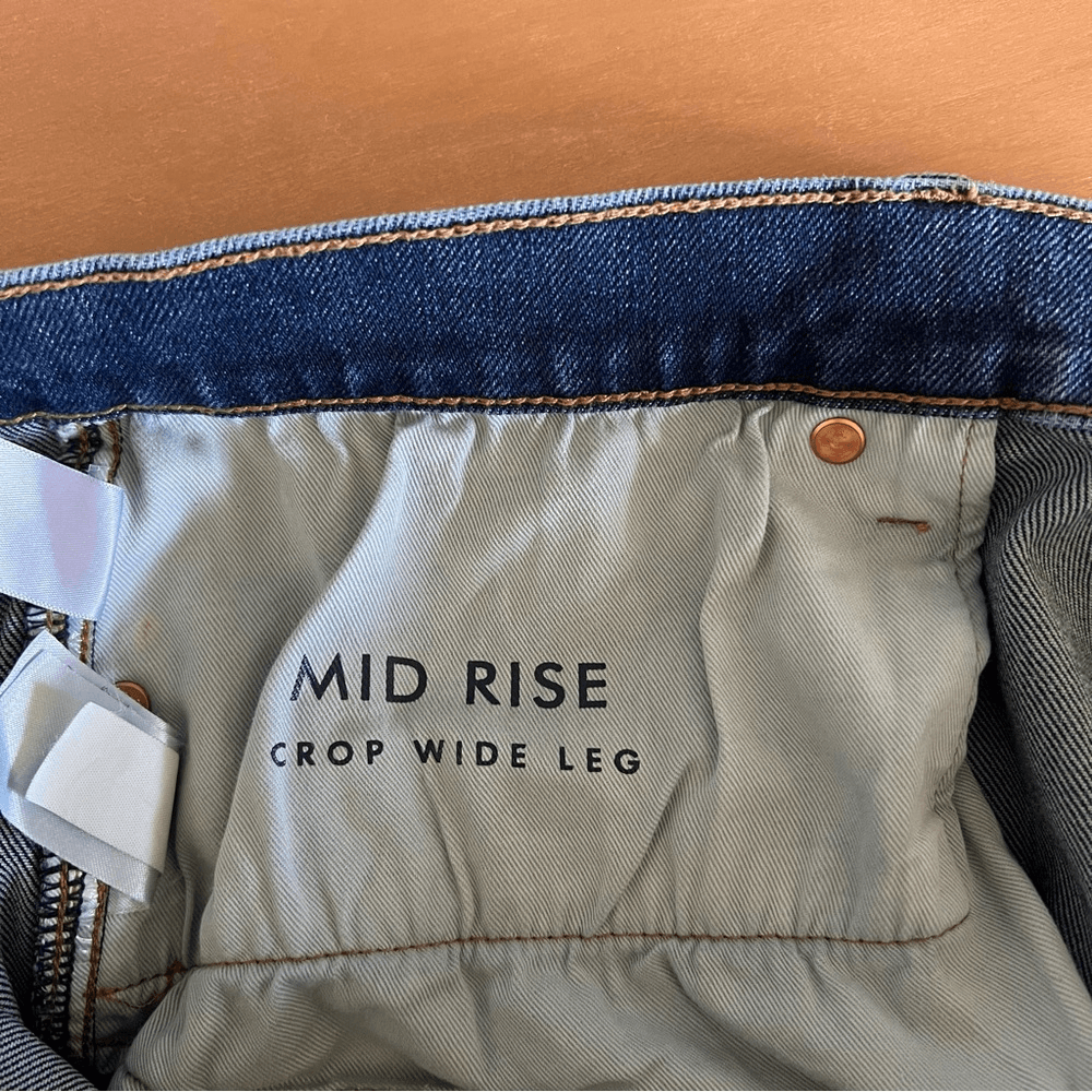 Lucky Brand Mid Rise Crop Wide Leg Jeans NWOT Plus Size 20