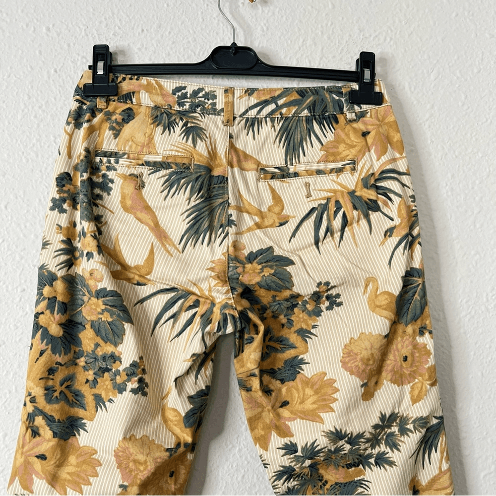 Anthropologie Relaxed Tropical Chino Pants Size 27