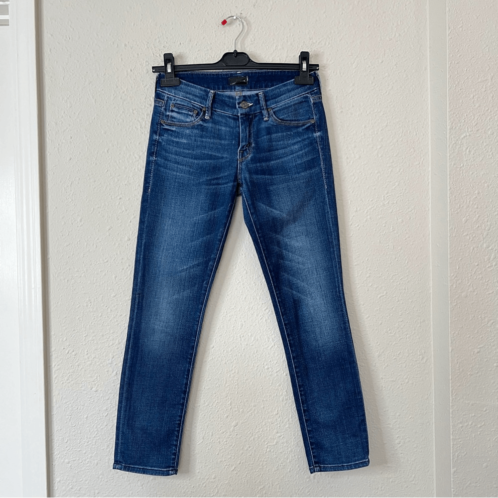 MOTHER The Looker Crop Jeans Size 25 Cry Of The Peacock