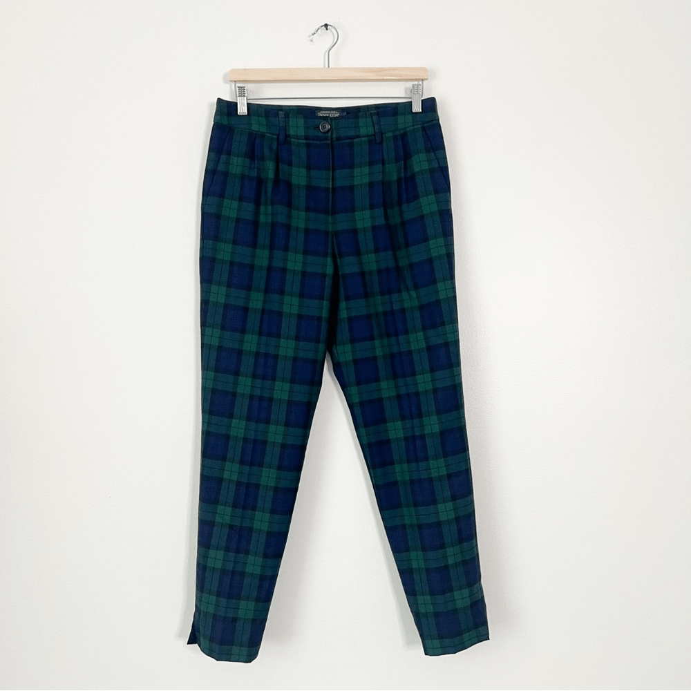 Pendleton Woolenmills Virgin Wool Plaid Trousers Dress Pants Size 8