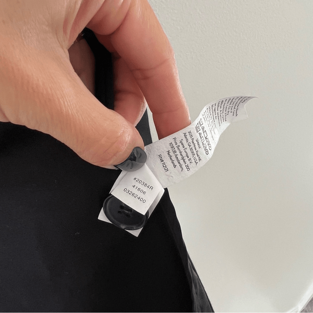 Spanx The Perfect Collarless Blazer in Black Size Large Ponte Knit Jacket