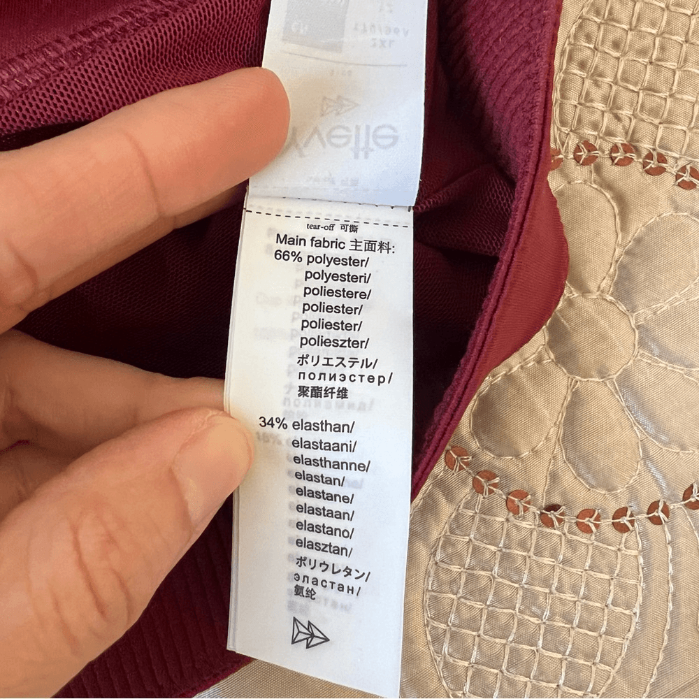 Yvette High Impact Sports Bra with Strappy Back NEW Size 12