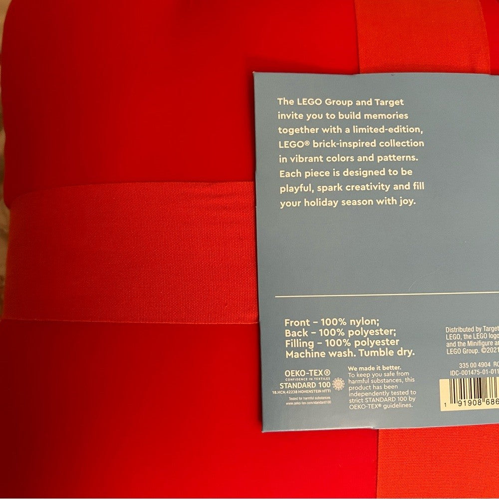 LEGO Collection x TARGET Color Block Puffer Throw Blanket