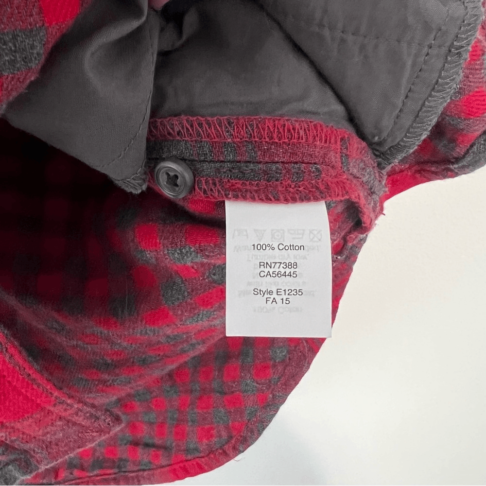 Madewell Ex-Boyfriend Plaid Flannel Button Down Shirt Long Sleeve Sz Small