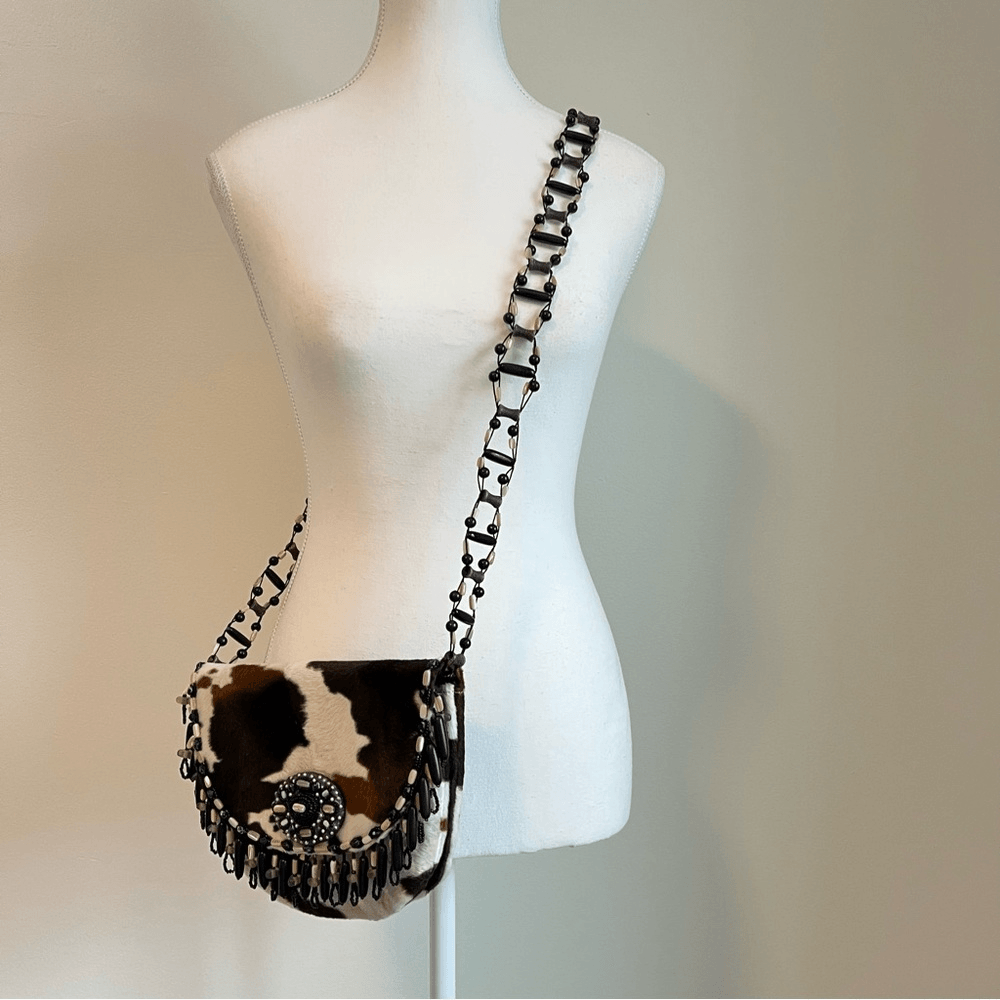 Mary Frances Accessories Cowgirl Crossbody Bag Beaded Rodeo Western Festival