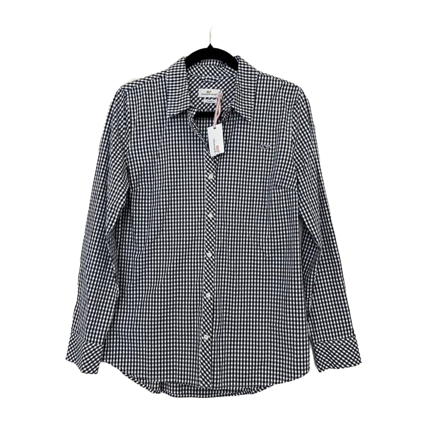 Vineyard Vines Gingham Chilmark Classic Button Down Shirt NEW Size 6