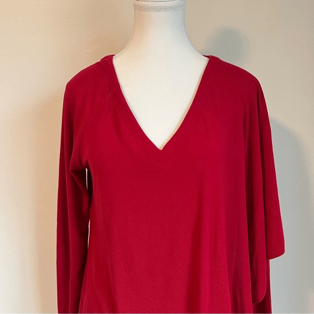 Soft Surroundings Madeline Tunic Top in Moroccan Red Size Small