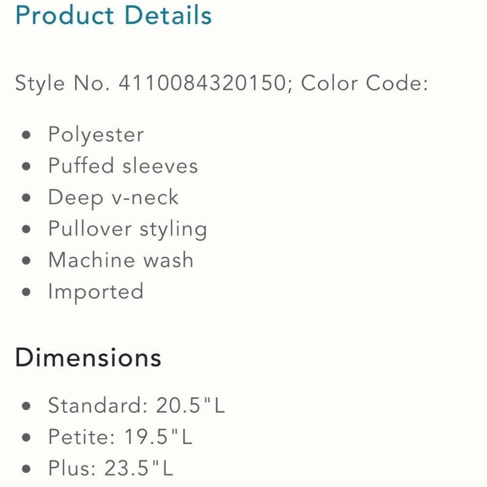 Anthropologie Puff-Sleeved Blouse NEW Size Small