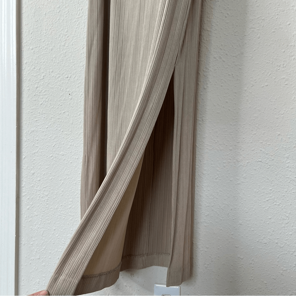 Alex Evenings Gold Metallic Maxi Dress Size 14