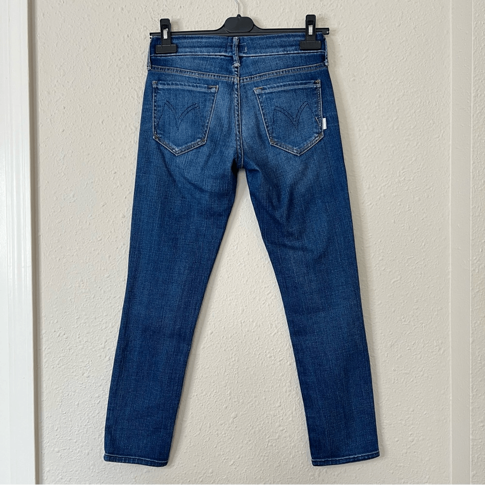 MOTHER The Looker Crop Jeans Size 25 Cry Of The Peacock