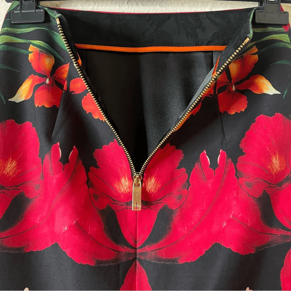 Ted Baker Tropical Toucan Pencil Skirt Size 1