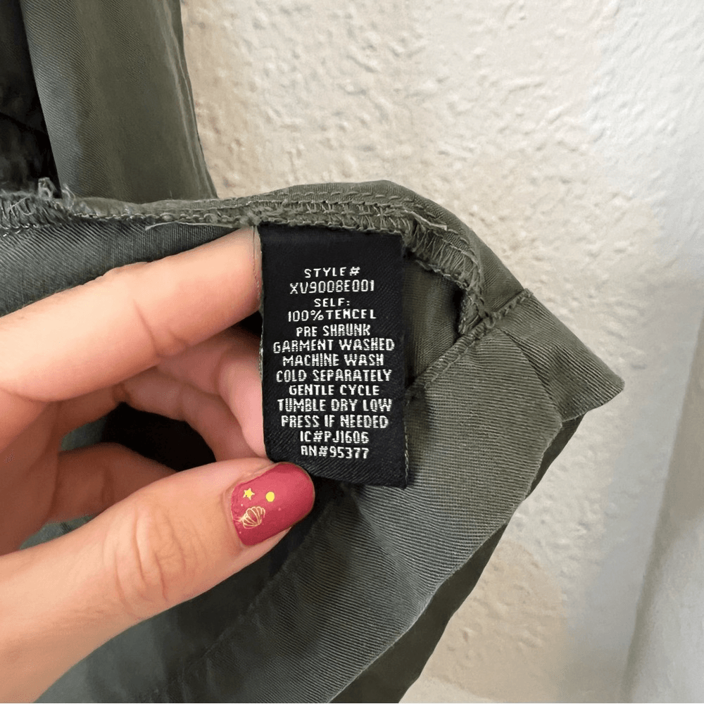 Sanctuary Army Green Utility Vest Size Large