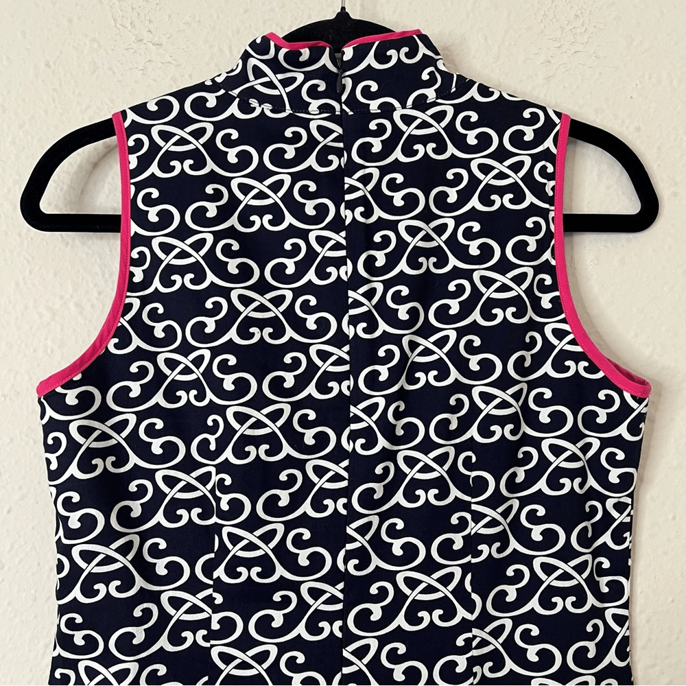 Vince Camuto Sleeveless Printed Mini Sheath Dress Size 2