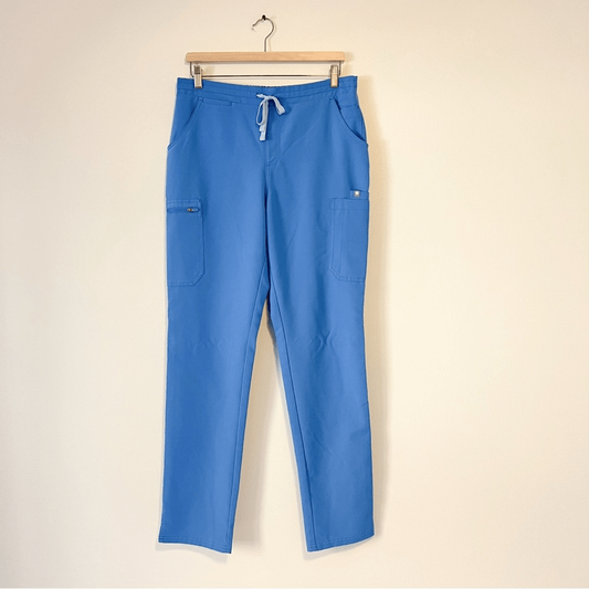 Figs Yola Skinny Scrub Pants in Blue Size M Tall
