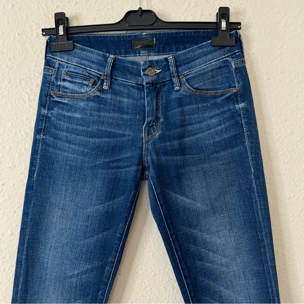 MOTHER The Looker Crop Jeans Size 25 Cry Of The Peacock