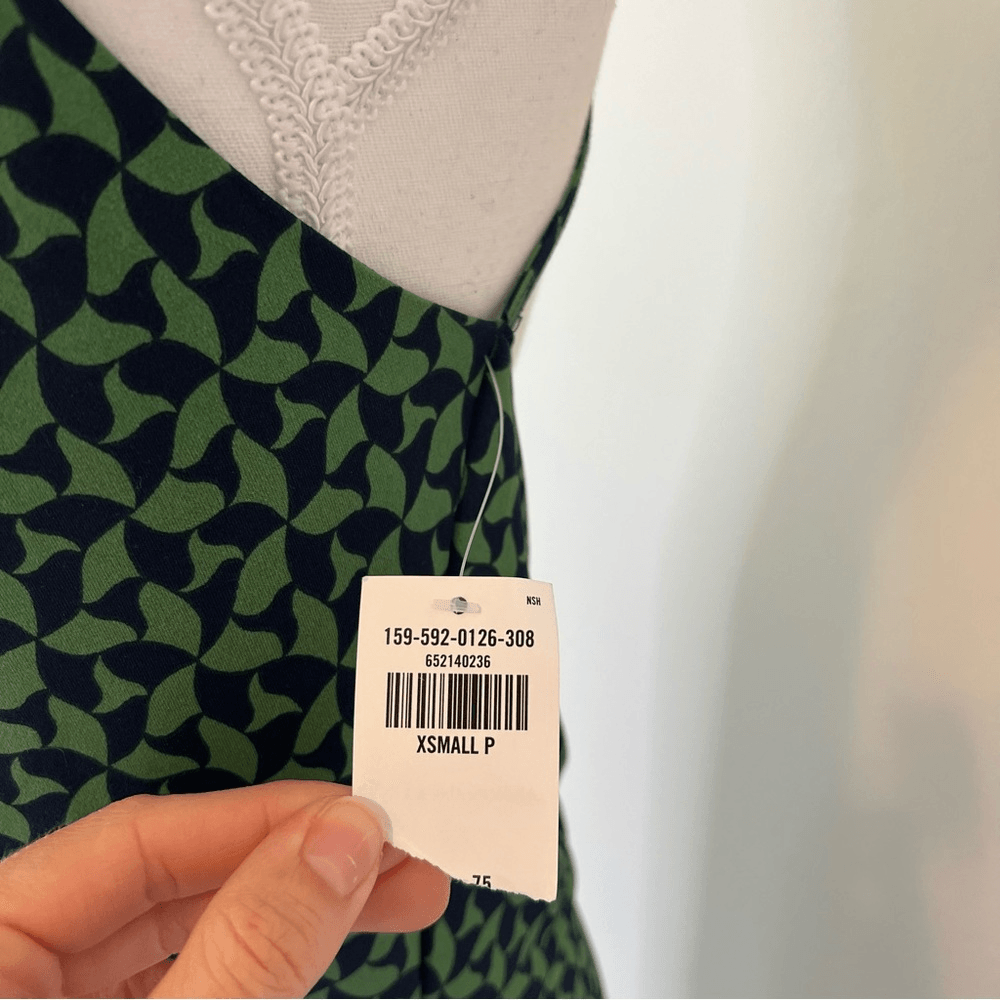 Abercrombie & Fitch Cowl Neck Strappy Midi Slip Dress NEW Size XSP