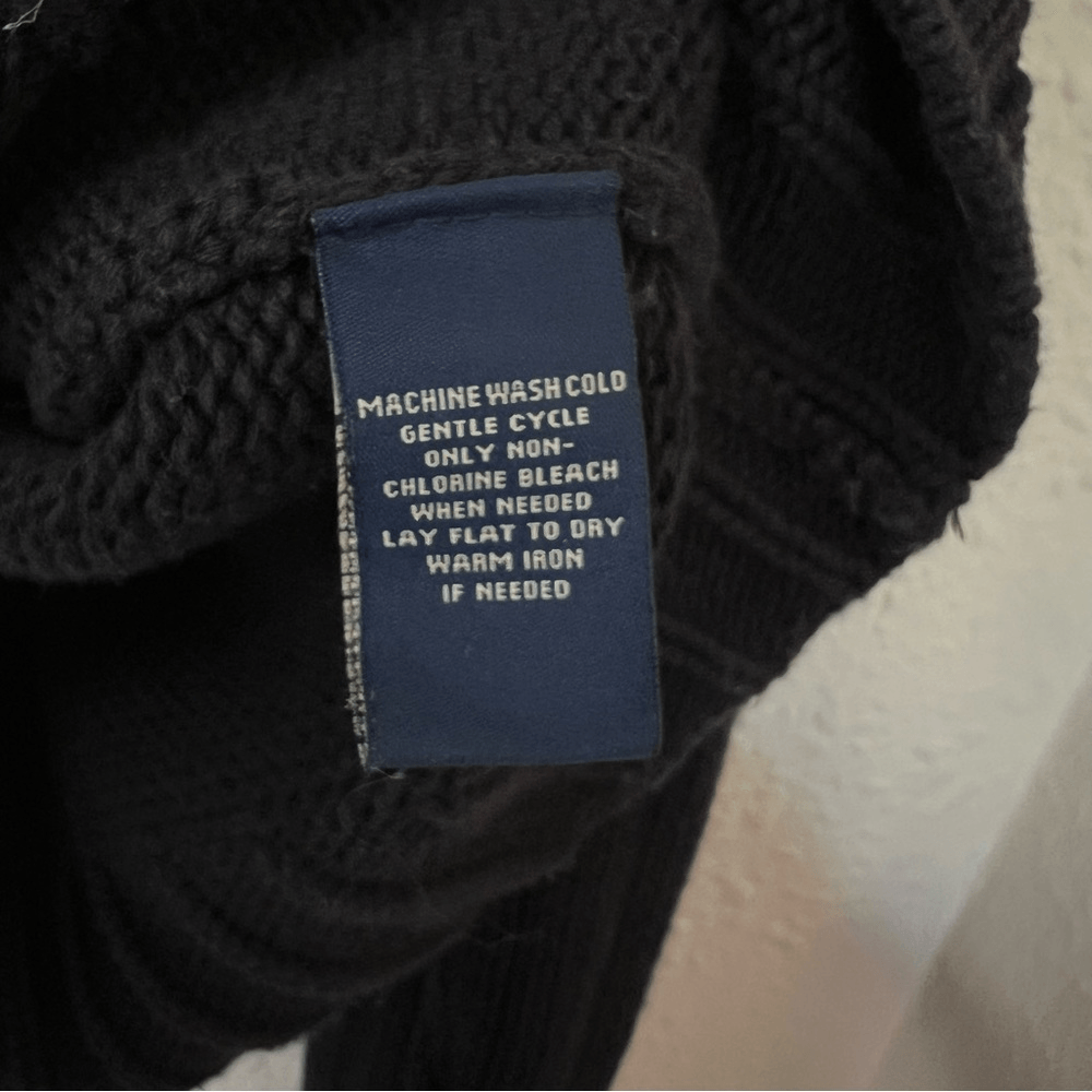 Vintage Polo Jeans Ralph Lauren Quarter Zip Sweater Size XXL