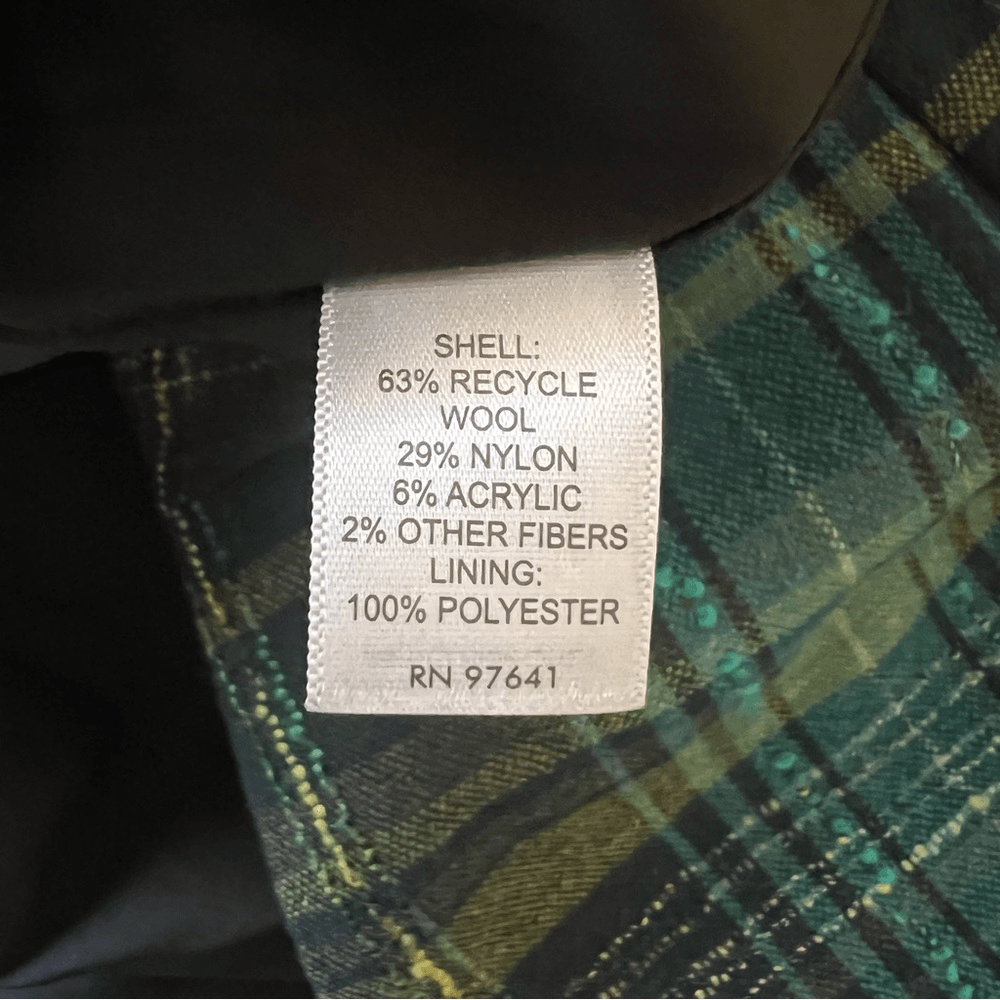 J. Jill Wool Blend Plaid Mini Skirt Size