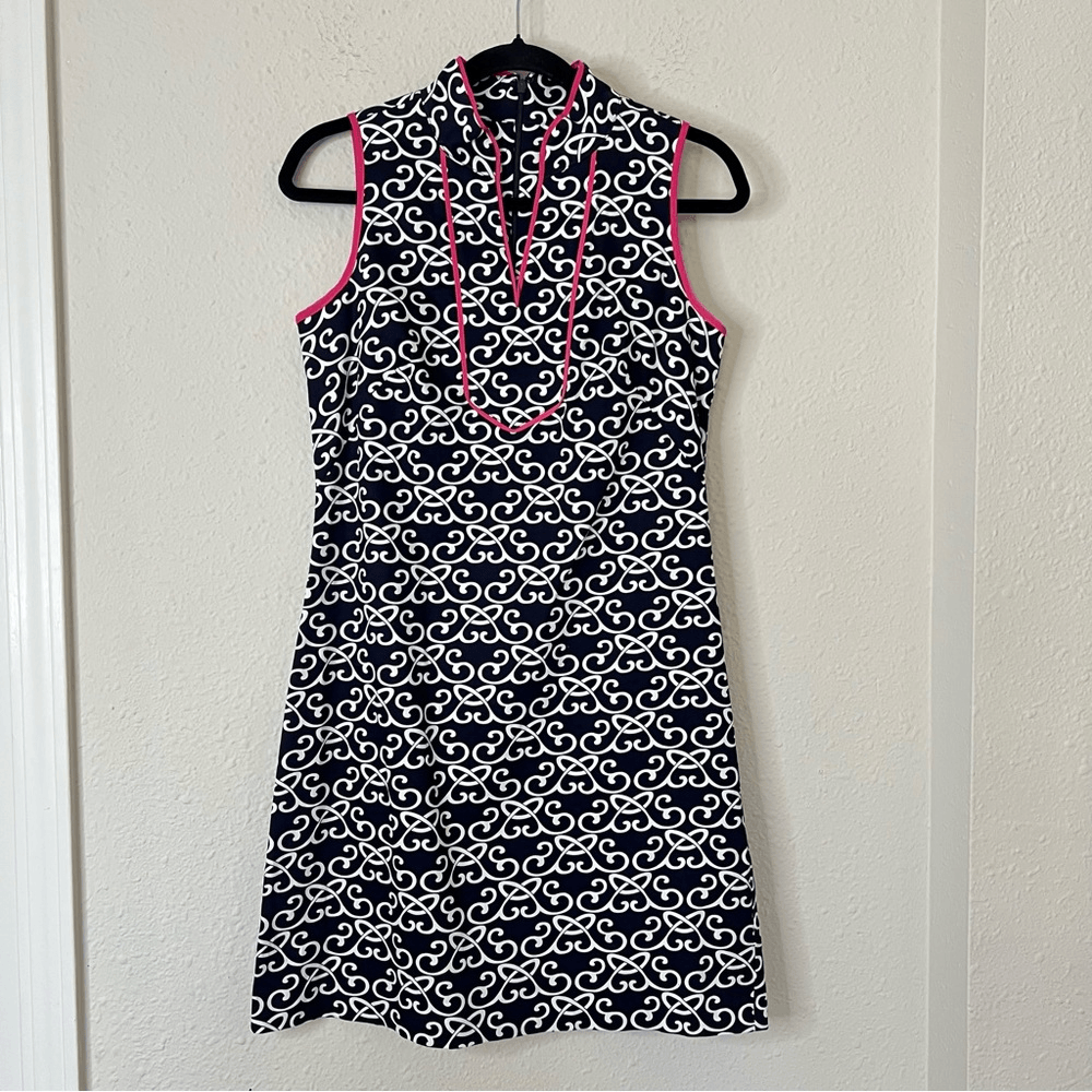 Vince Camuto Sleeveless Printed Mini Sheath Dress Size 2