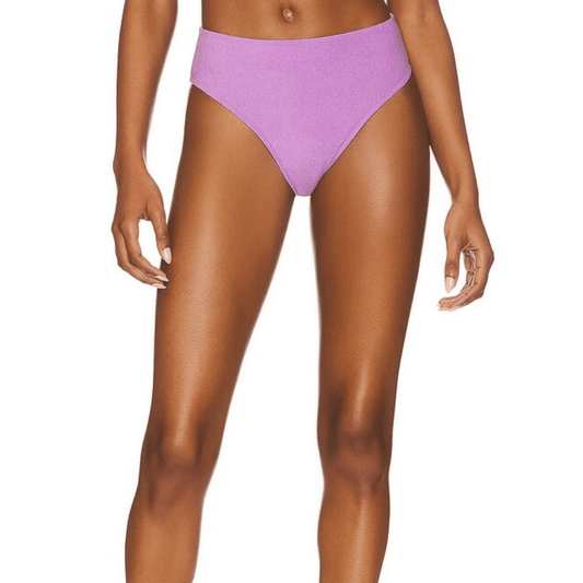 Faithfull The Brand Citra Bikini Bottom in Grape NEW Size 12/XXL