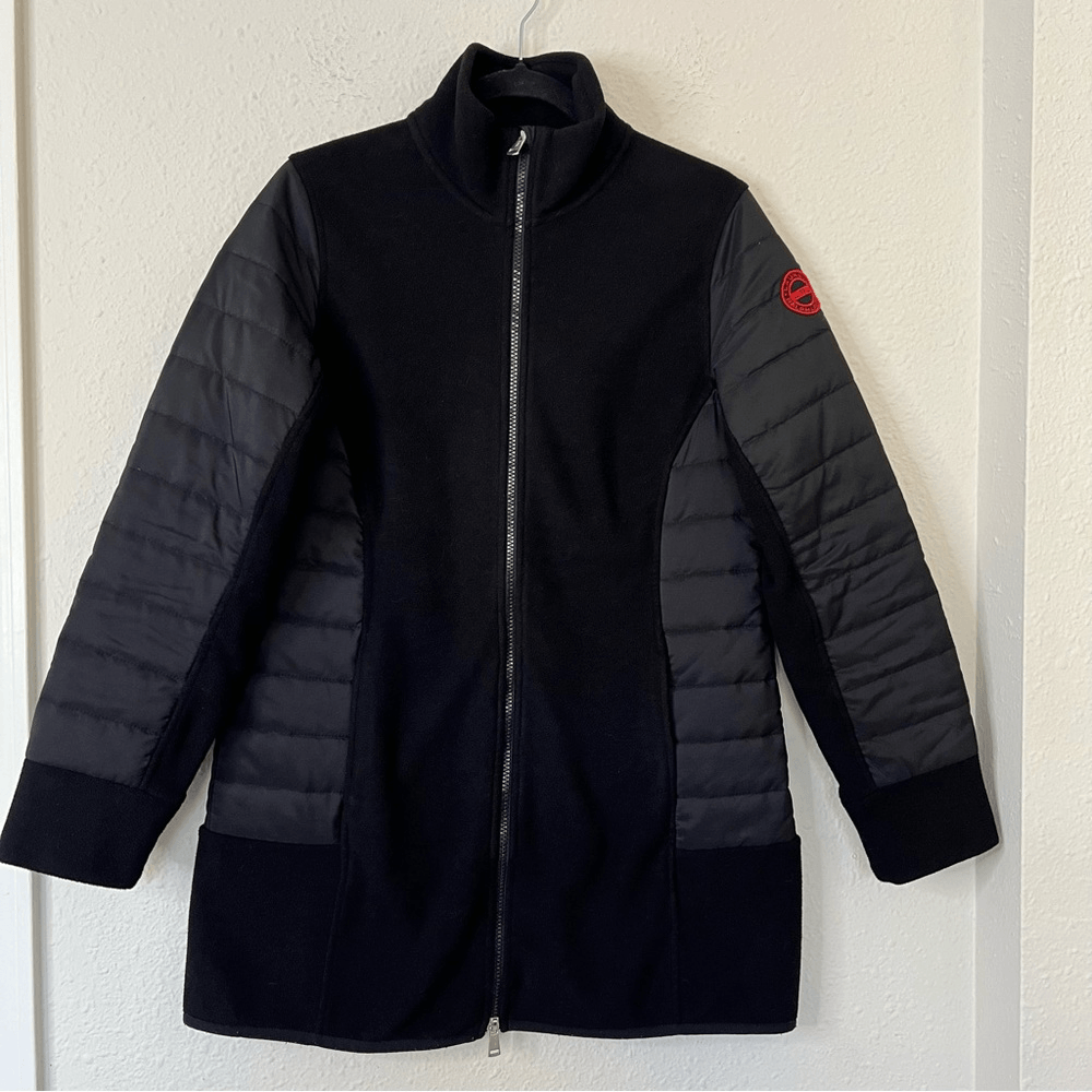 Lauren Ralph Lauren Zip Up Black Jacket Size Medium