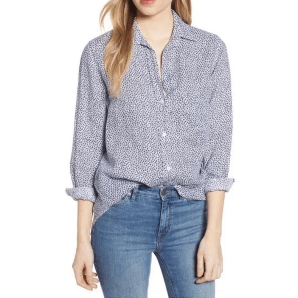 Grayson The Hero Butterfly Print Button Up Shirt Size XL