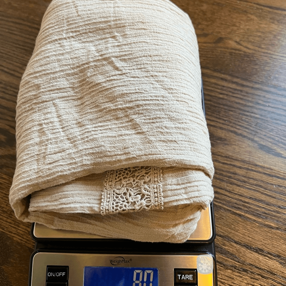 Soft Surroundings Asilah Boho Peasant Blouse in Sand Dune NEW Size Large Tan