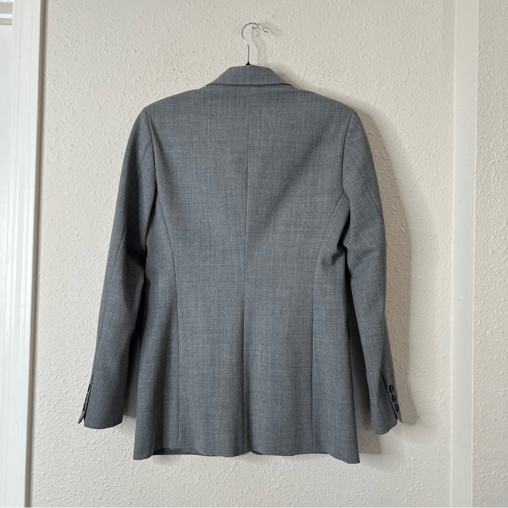 J. Crew Gray Wool Blend Blazer Jacket Size 4