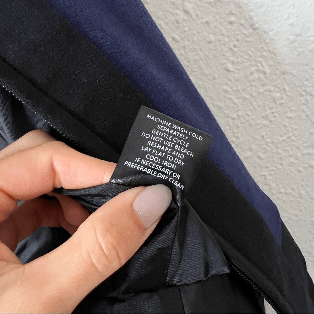 Sandro Studio Colorblock Zip Up Cardigan Blazer Size Large