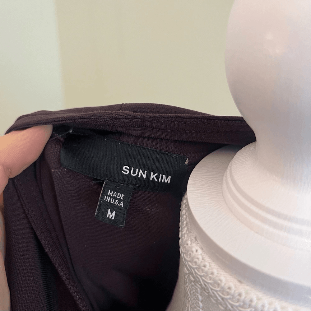 Sun Kim Lagenlook Tunic Top Long Sleeve Size Medium