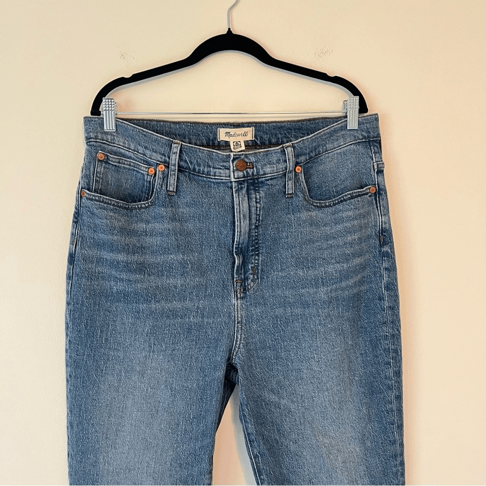 Madewell The Perfect Vintage Straight Jeans Size 33 Medium Wash