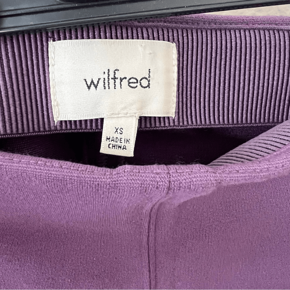 Wilfred Aritzia Pencil Skirt in Purple Size XS