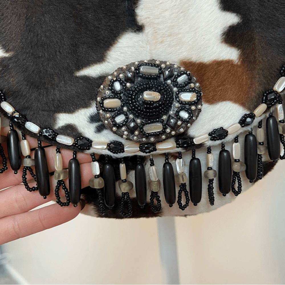 Mary Frances Accessories Cowgirl Crossbody Bag Beaded Rodeo Western Festival