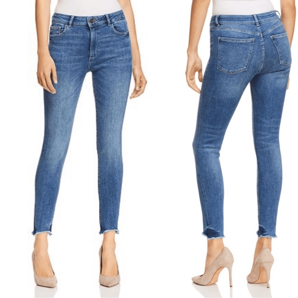 DL1961 Farrow High Rise Skinny Jeans Size 27 Medium Wash