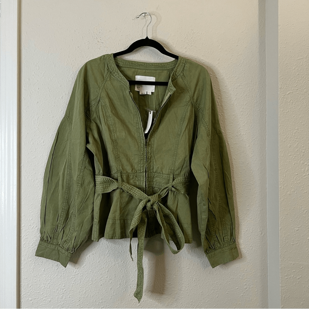 Anthropologie Belted Utility Jacket NEW Size Large