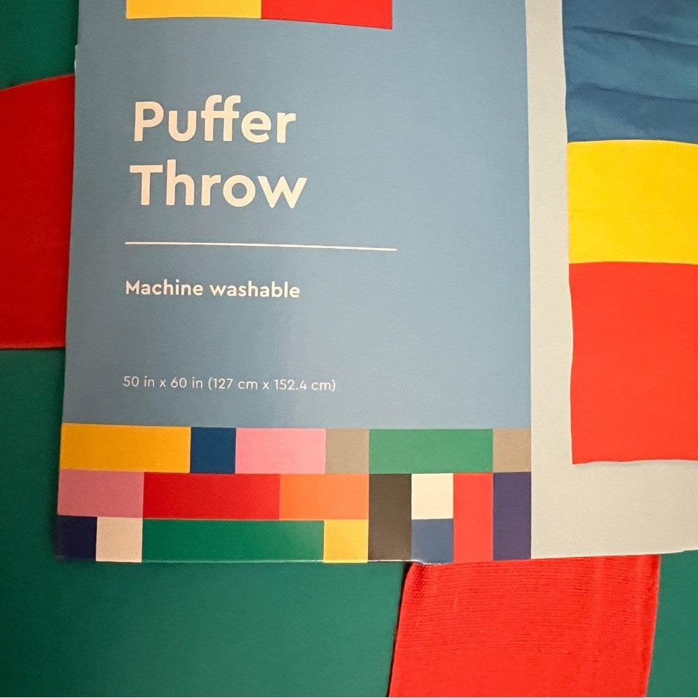 LEGO Collection x TARGET Color Block Puffer Throw Blanket