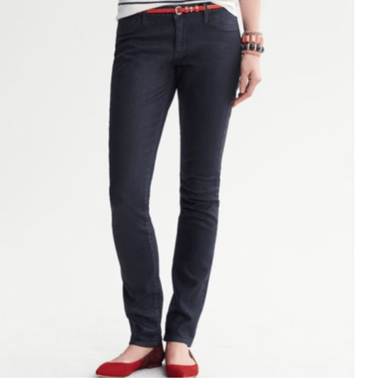Banana Republic Coated Skinny Jeans Size 27