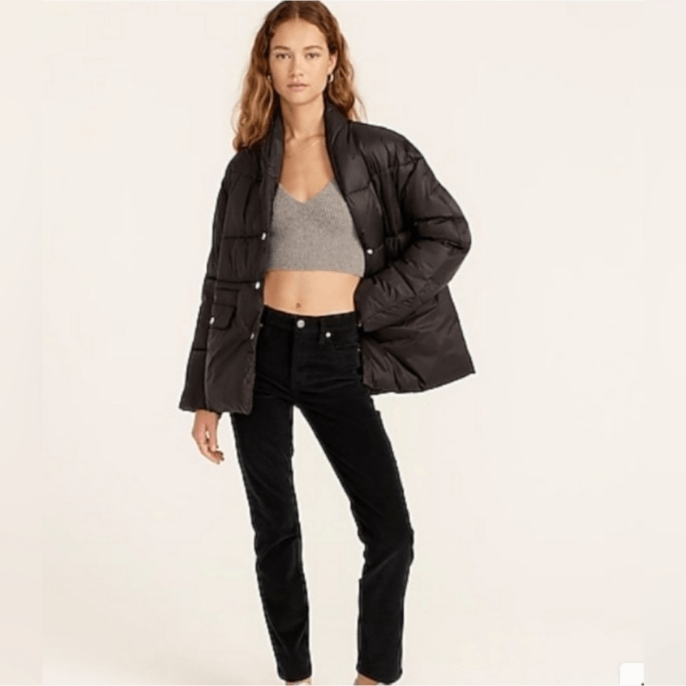 J. Crew City Fit Black Corduroy Pants Size 26R