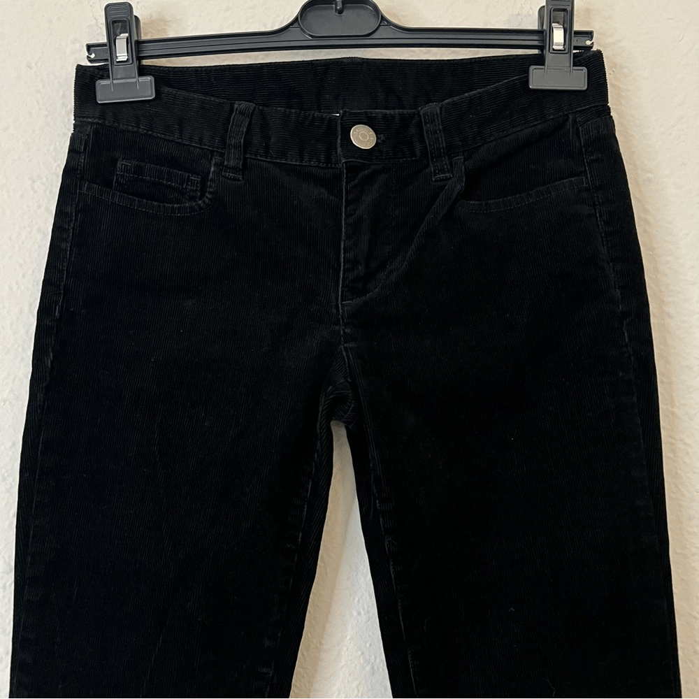 J. Crew City Fit Black Corduroy Pants Size 26R