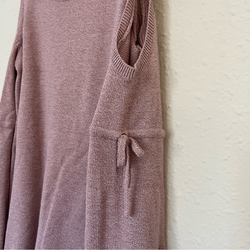 American Eagle Dusty Rose Open Shoulder Sweater Size XS
