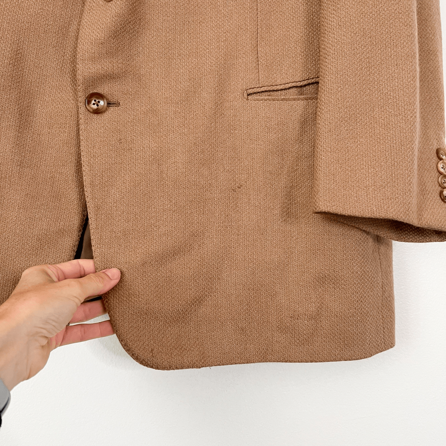 Ermenegildo Zegna Mens %100 Pure Camelhair Blazer Size 48 (58)