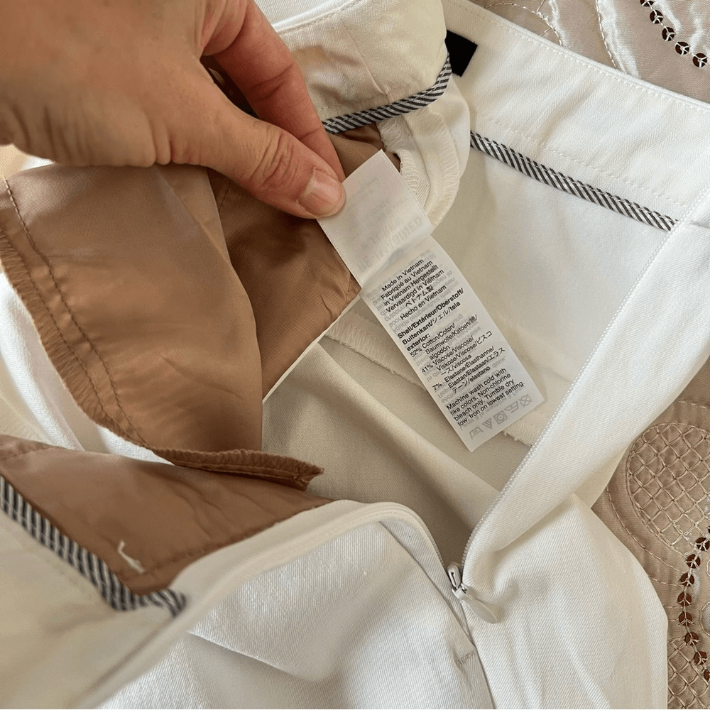 J. Crew Martie Ankle Pants in Ivory NEW Size 8