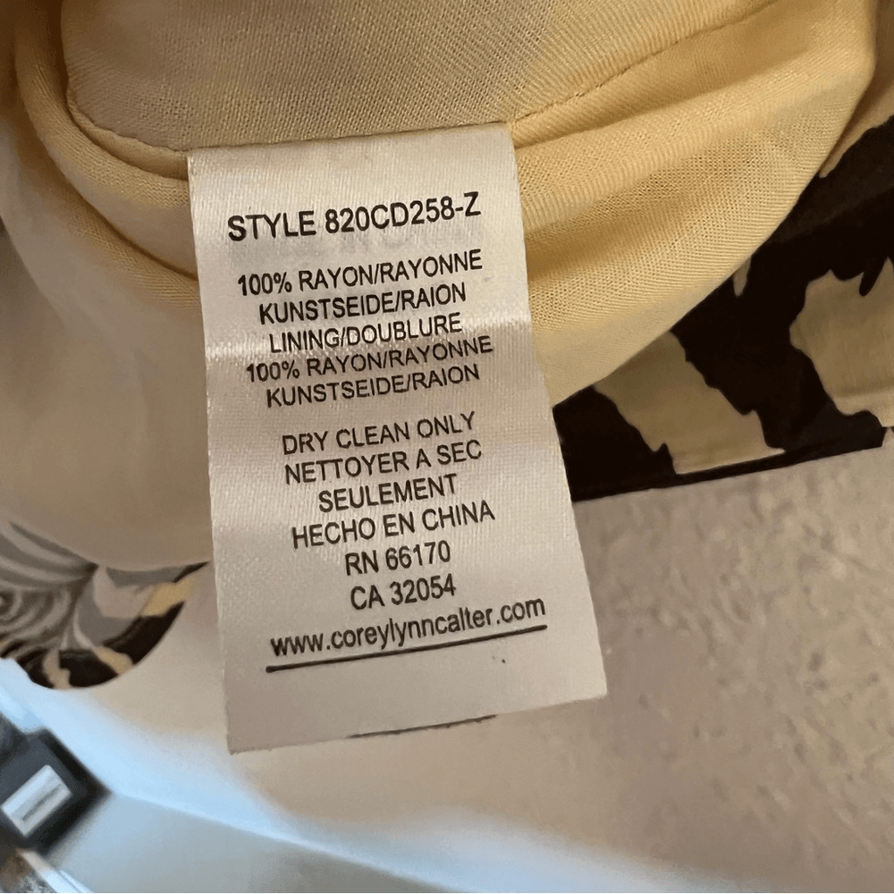 Anthropologie Corey Lynn Calter Zebra Maxi Dress NEW Size Small Animal Print