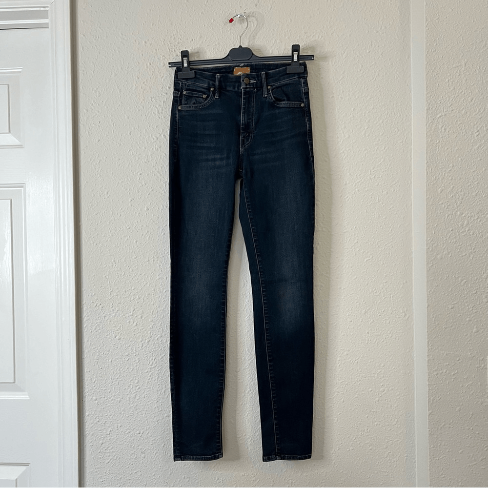 MOTHER High Waisted Looker Jeans Coffee Tea or Me Size 24